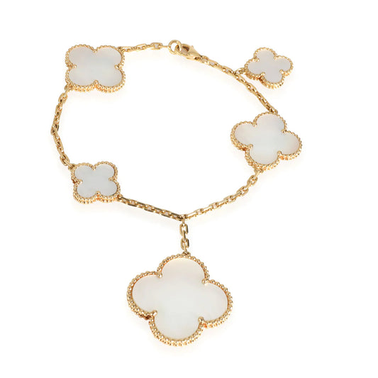 [Jesse jewelry]MAGIC CLOVER MOP GOLD BRACELET 5 MOTIFS