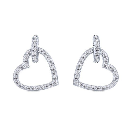 [Jesse jewelry]Dainty Heart Shape Earrings