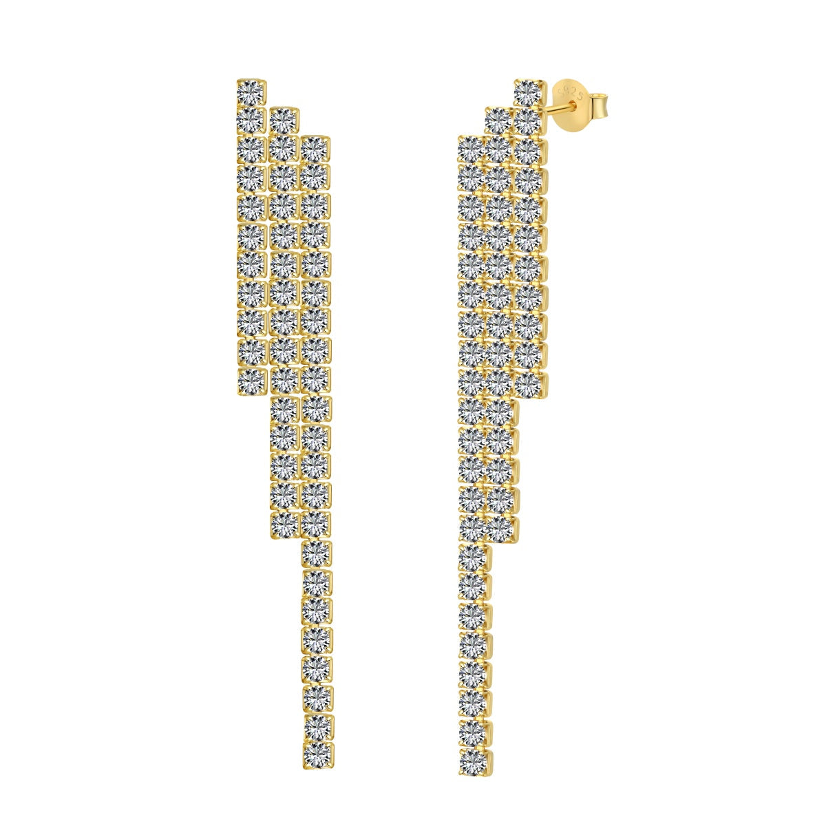 [Jesse jewelry]Luxurious Dainty Banquet Earrings