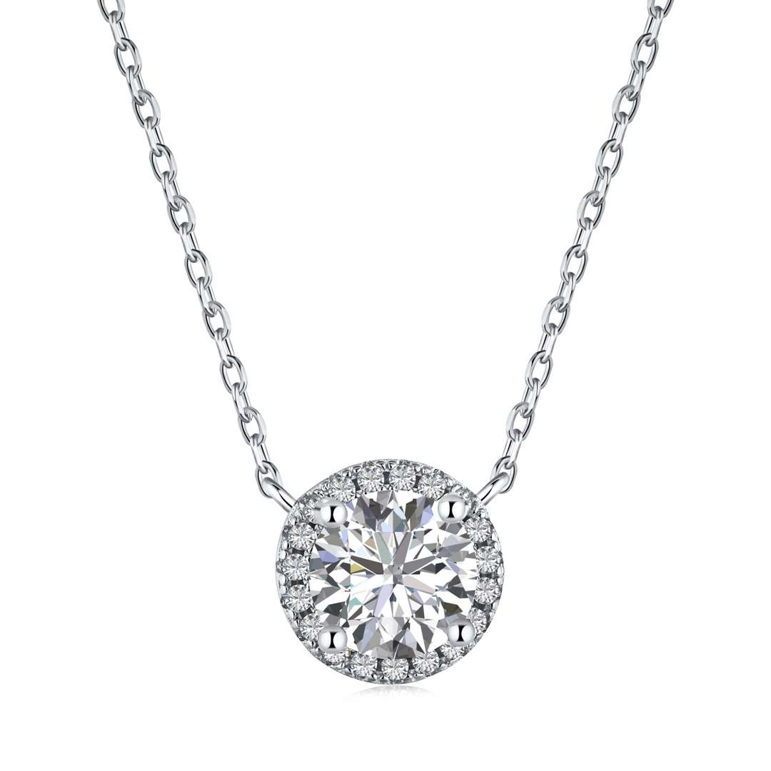 [Jesse jewelry]Luxurious Round Cut Necklace
