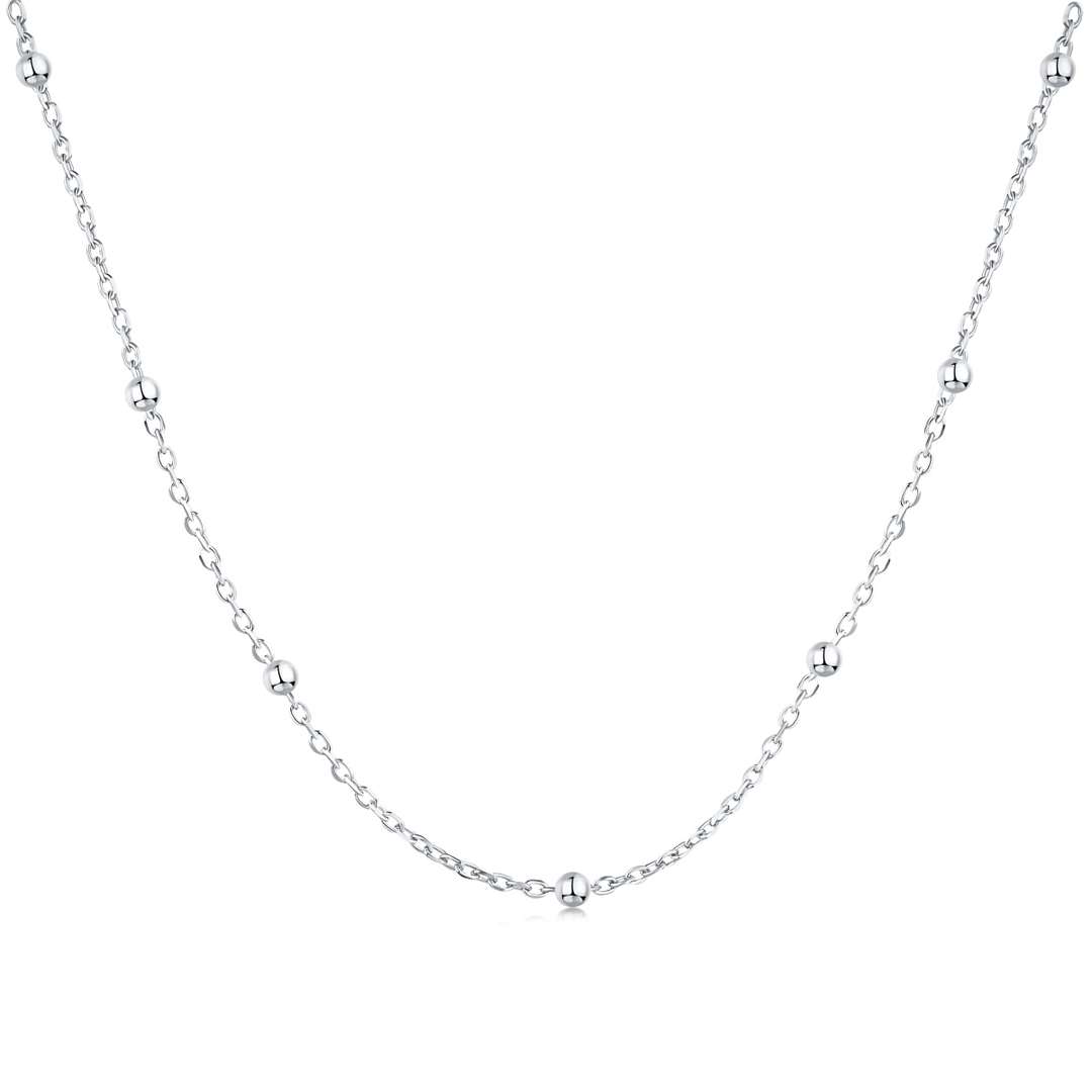 [Jesse jewelry]Small Bead Clavicle Chain Simple Necklace