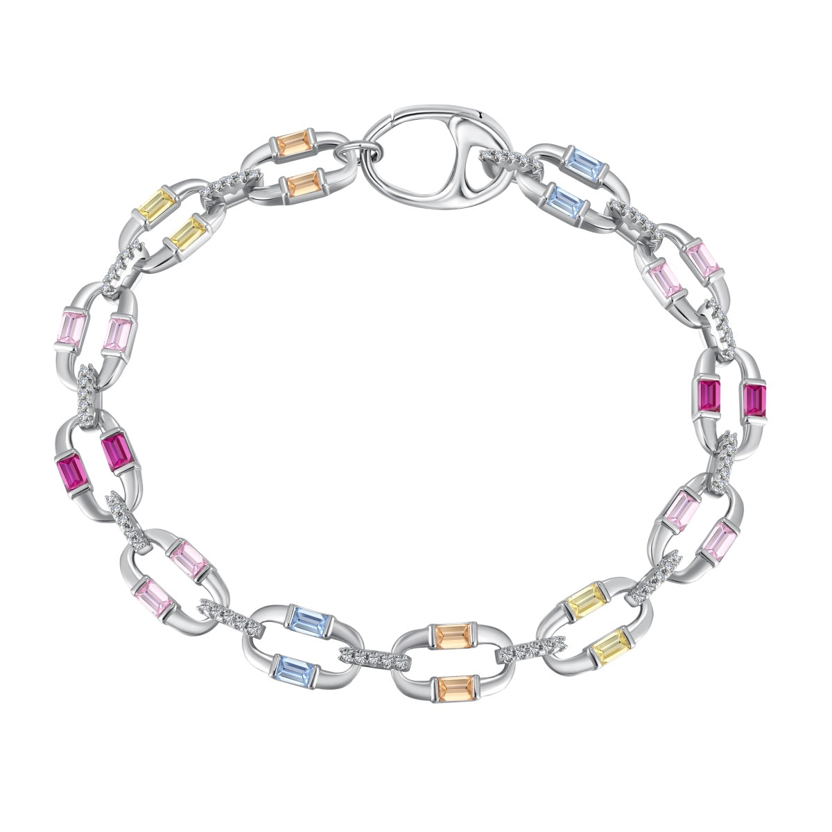 [Jesse jewelry]Dazzling Colorful Daily Bracelet