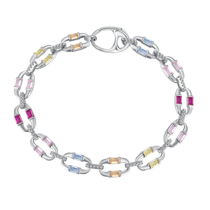 [Jesse jewelry]Dazzling Colorful Daily Bracelet