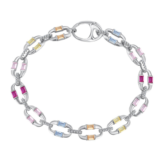 [Jesse jewelry]Dazzling Colorful Daily Bracelet