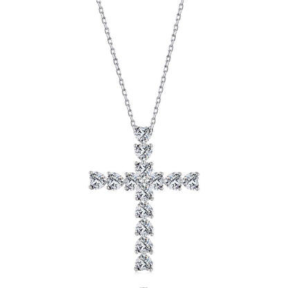 [Jesse jewelry]Radiant Cross Shape Necklace
