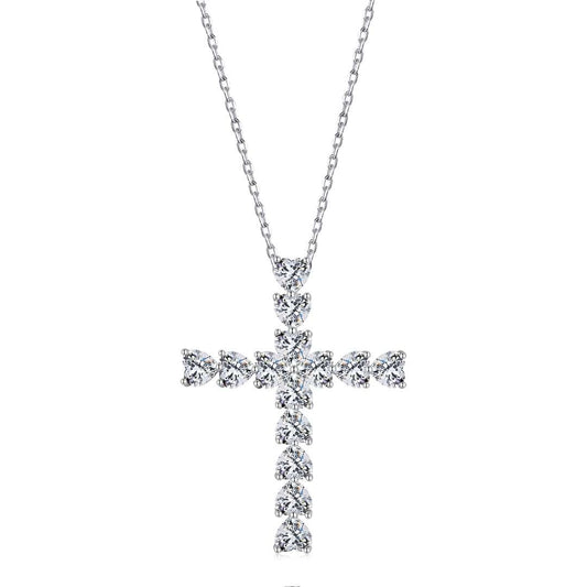 [Jesse jewelry]Radiant Cross Shape Necklace
