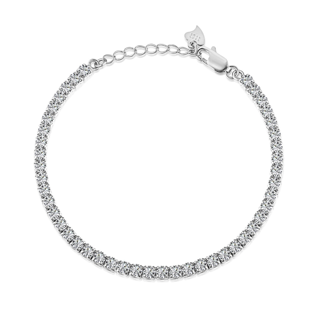 [Jesse jewelry]Sparkling Round Cut Daily Bracelet