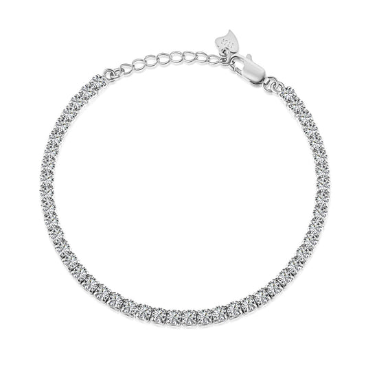[Jesse jewelry]Sparkling Round Cut Daily Bracelet