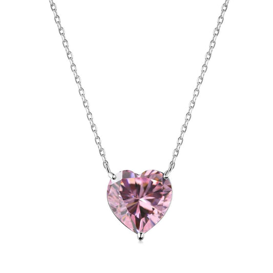 [Jesse jewelry]6.0 carat Radiant Heart Shape Necklace
