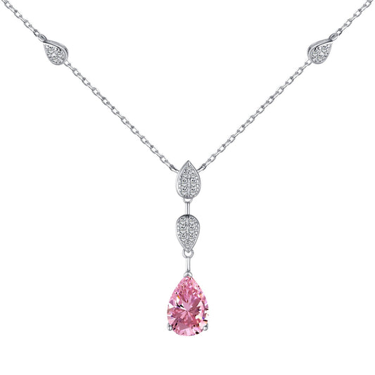 [Jesse jewelry]Dazzling Pear Cut Necklace