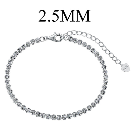 [Jesse jewelry]Dazzling Sparkling Round Cut Daily Bracelet