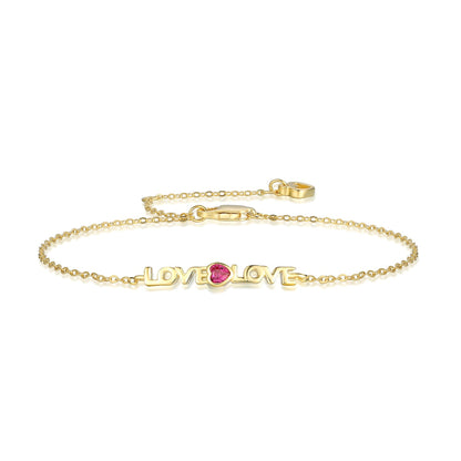 [Jesse jewelry]Romantic Heart Shape Lover Bracelet