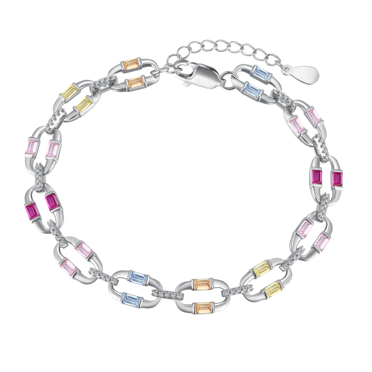 [Jesse jewelry]Dazzling Colorful Daily Bracelet