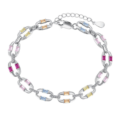 [Jesse jewelry]Dazzling Colorful Daily Bracelet