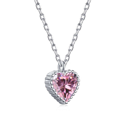 [Jesse jewelry]Ornate Heart Shape Necklace