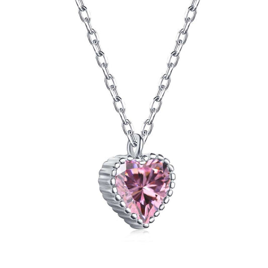 [Jesse jewelry]Ornate Heart Shape Necklace