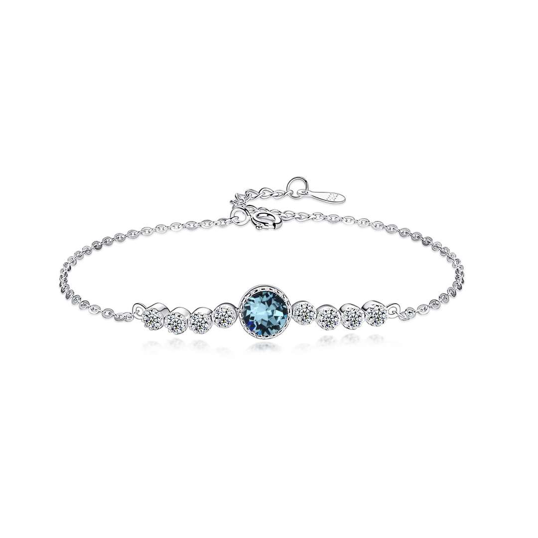 [Jesse jewelry]Luxurious Heart Of The Ocean Bracelet