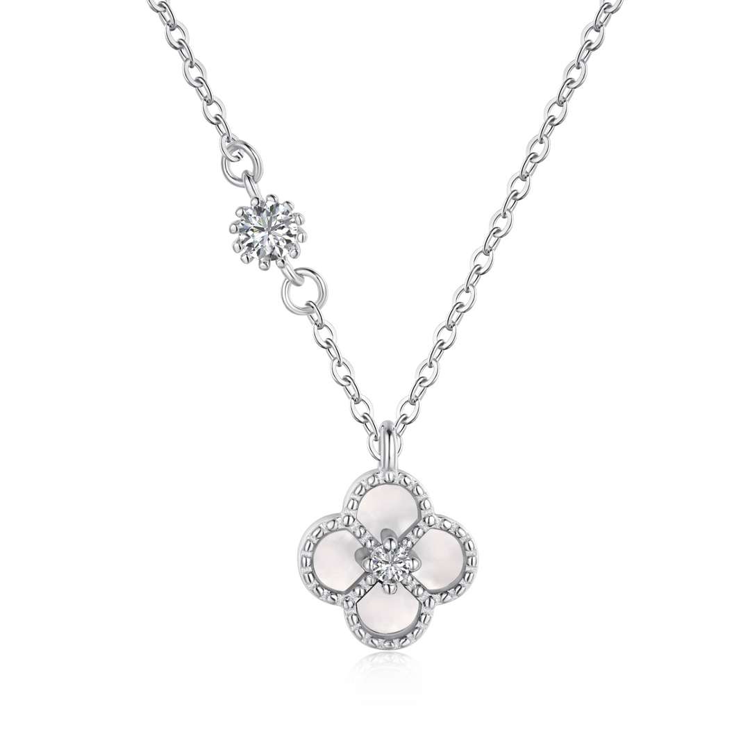 [Jesse jewelry]Delicate Flower Shape Necklace