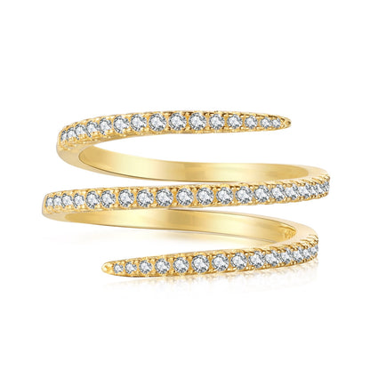 [Jesse jewelry]Unique Vibrant Entangle Daily Ring