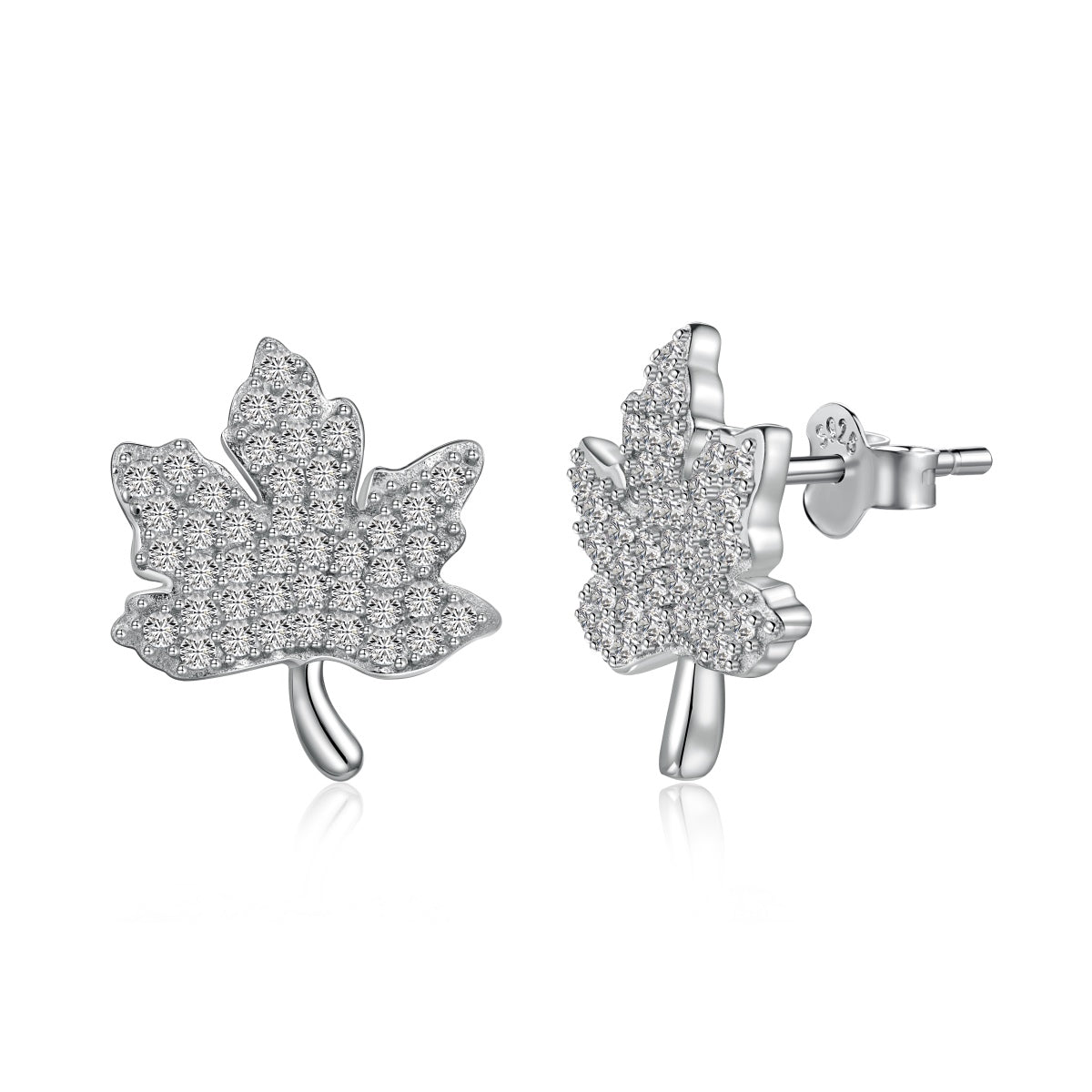 [Jesse jewelry]Exquisite Maple Leaf Design Earrings