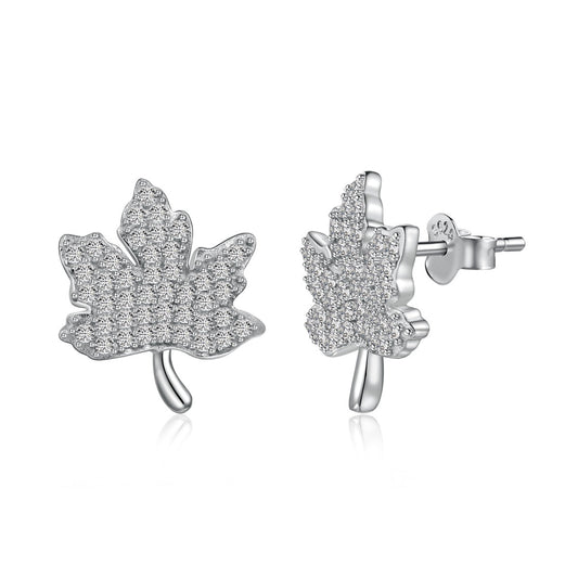 [Jesse jewelry]Exquisite Maple Leaf Design Earrings
