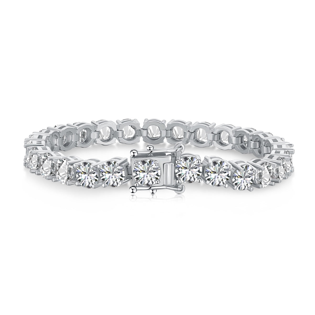 [Jesse jewelry]0.75 Carat Dazzling Round Cut Wedding Bracelet