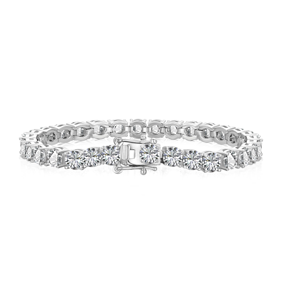 [Jesse jewelry]Ornate Sparkling Round Cut Wedding Bracelet
