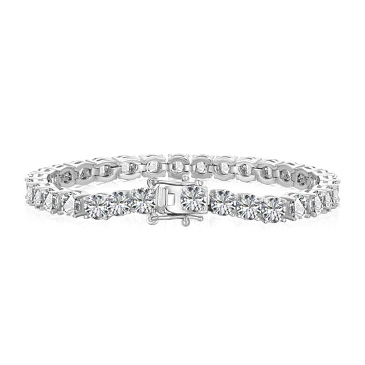 [Jesse jewelry]Ornate Sparkling Round Cut Wedding Bracelet