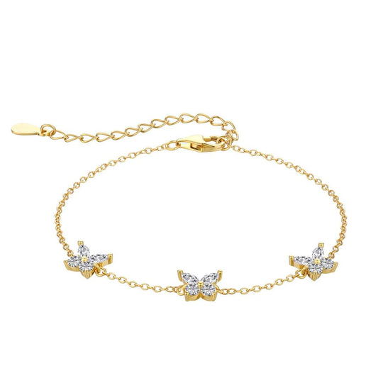 [Jesse jewelry]Radiant Butterfly Shape Necklace