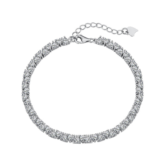 [Jesse jewelry]Dazzling Romantic Heart Shape Lover Bracelet