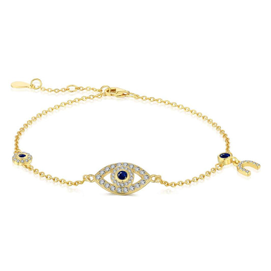 [Jesse jewelry]Dainty Eye Shape Necklace