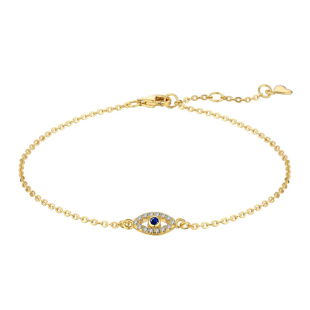 [Jesse jewelry]Evil Eye Shape Necklace