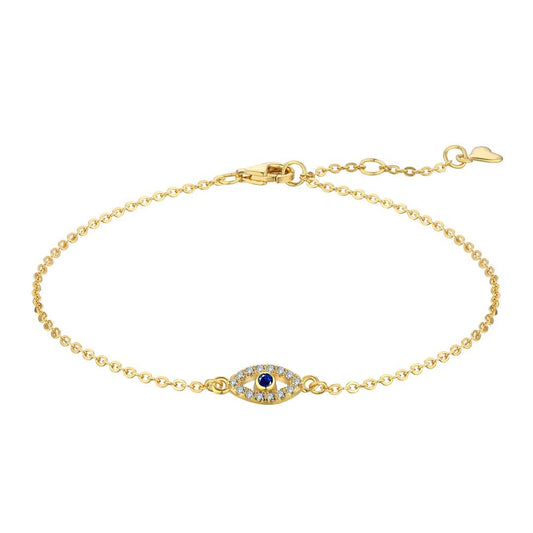 [Jesse jewelry]Evil Eye Shape Necklace