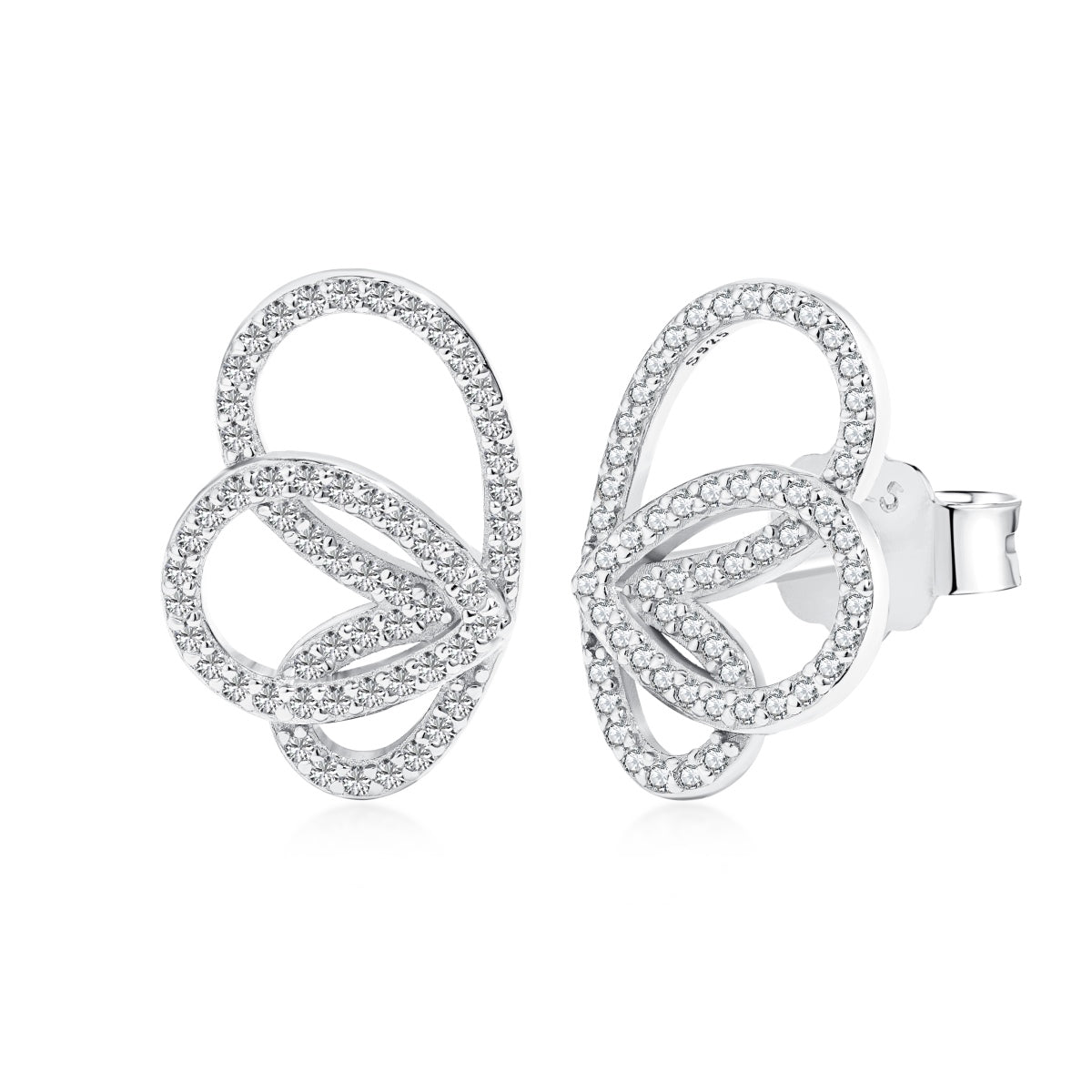[Jesse jewelry]Exquisite Butterfly Shape Earrings