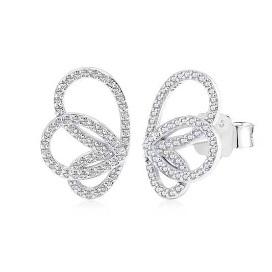 [Jesse jewelry]Exquisite Butterfly Shape Earrings