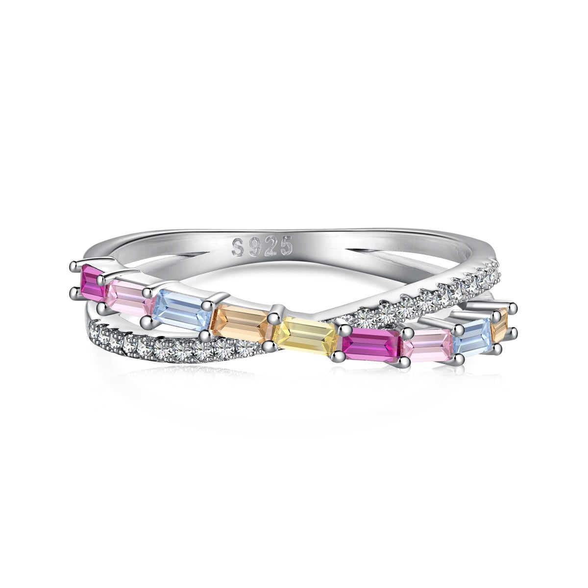 [Jesse jewelry]Energetic Elegant Radiant Cut Party Ring