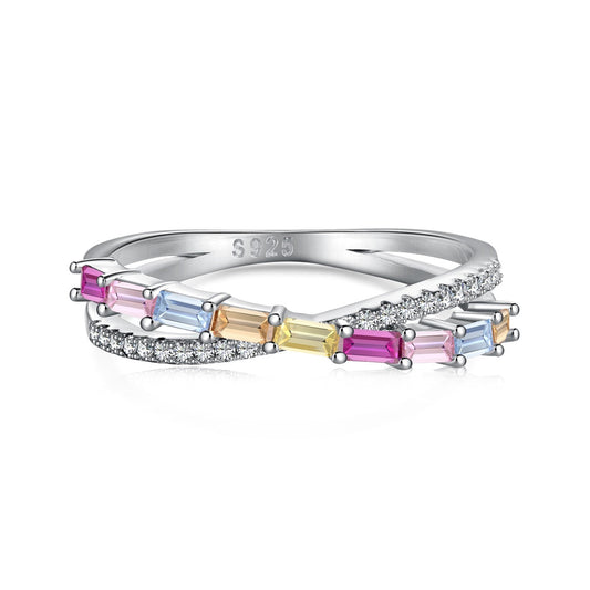 [Jesse jewelry]Energetic Elegant Radiant Cut Party Ring