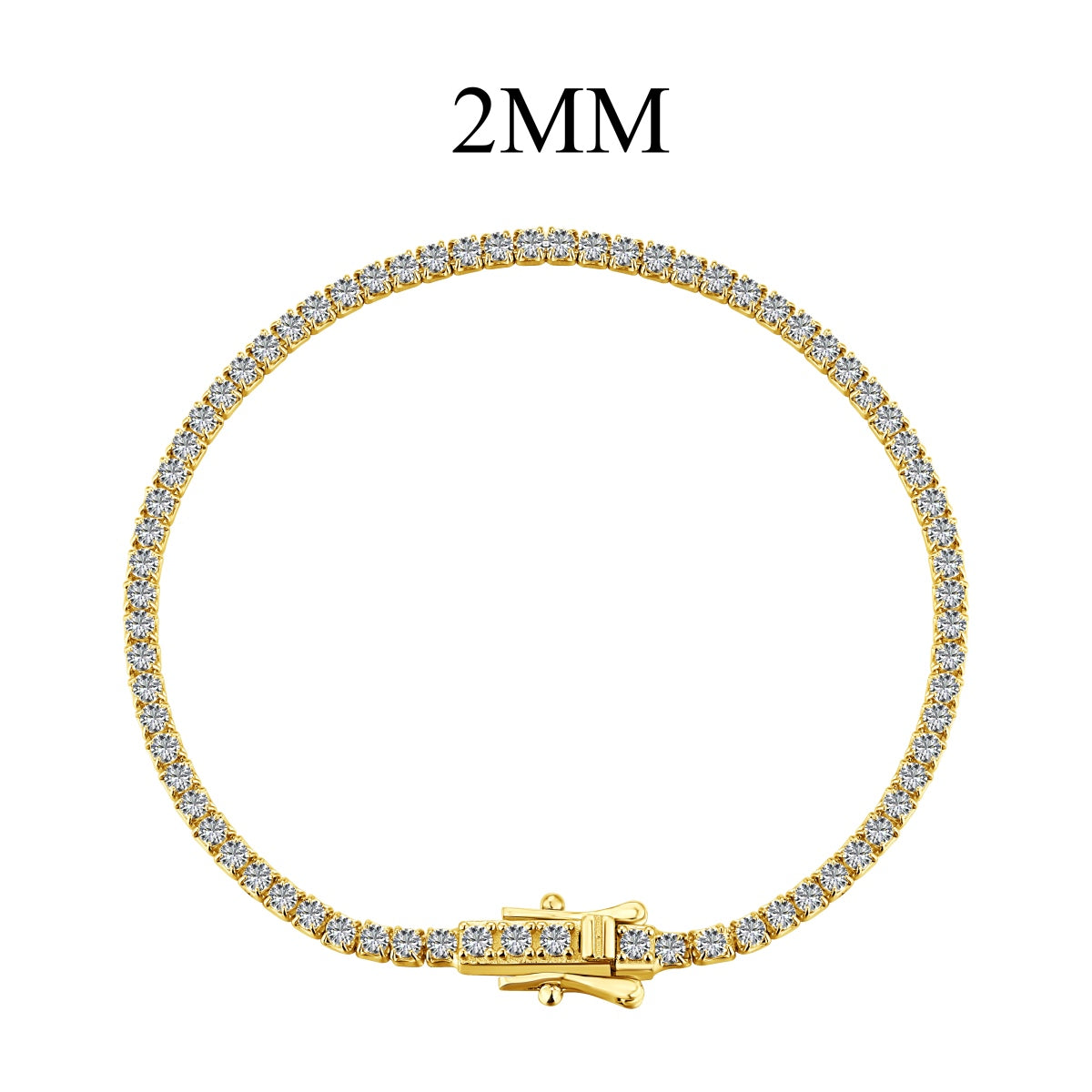 [Jesse jewelry]Radiant Colorful Round Cut Party Bracelet