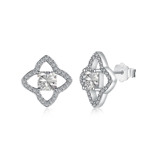 [Jesse jewelry]Elegant Star Shape Princess Cut Daily Earrings