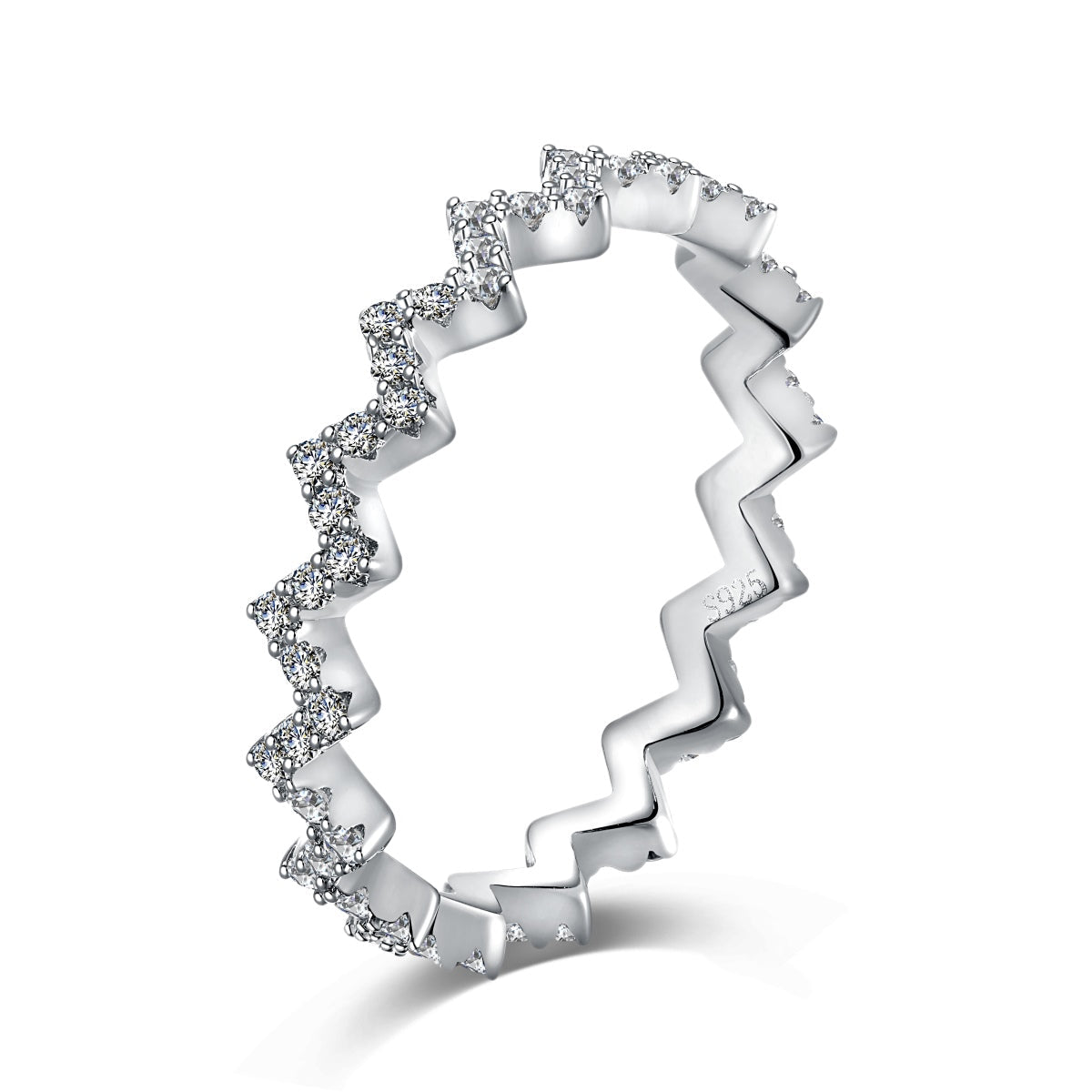 [Jesse jewelry]Delicate Enchanting Wave Shape Daily Ring
