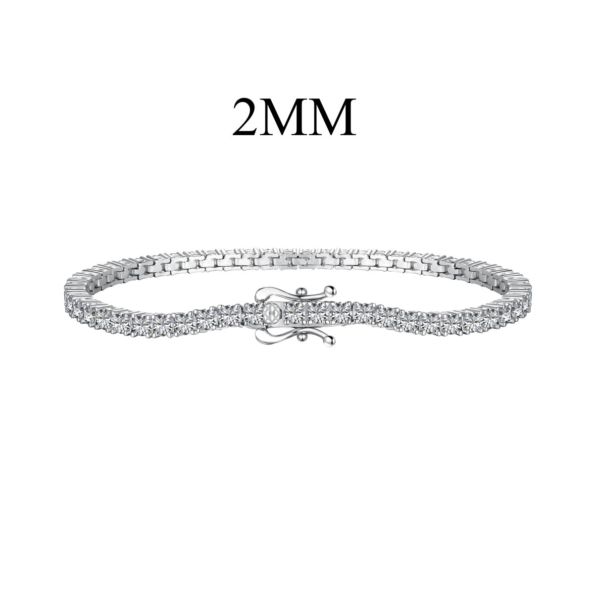 [Jesse jewelry]Dazzling Exquisite Round Cut Daily Bracelet