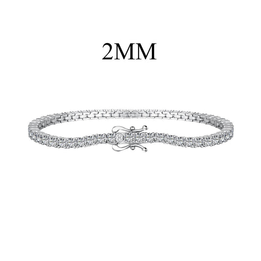 [Jesse jewelry]Dazzling Exquisite Round Cut Daily Bracelet