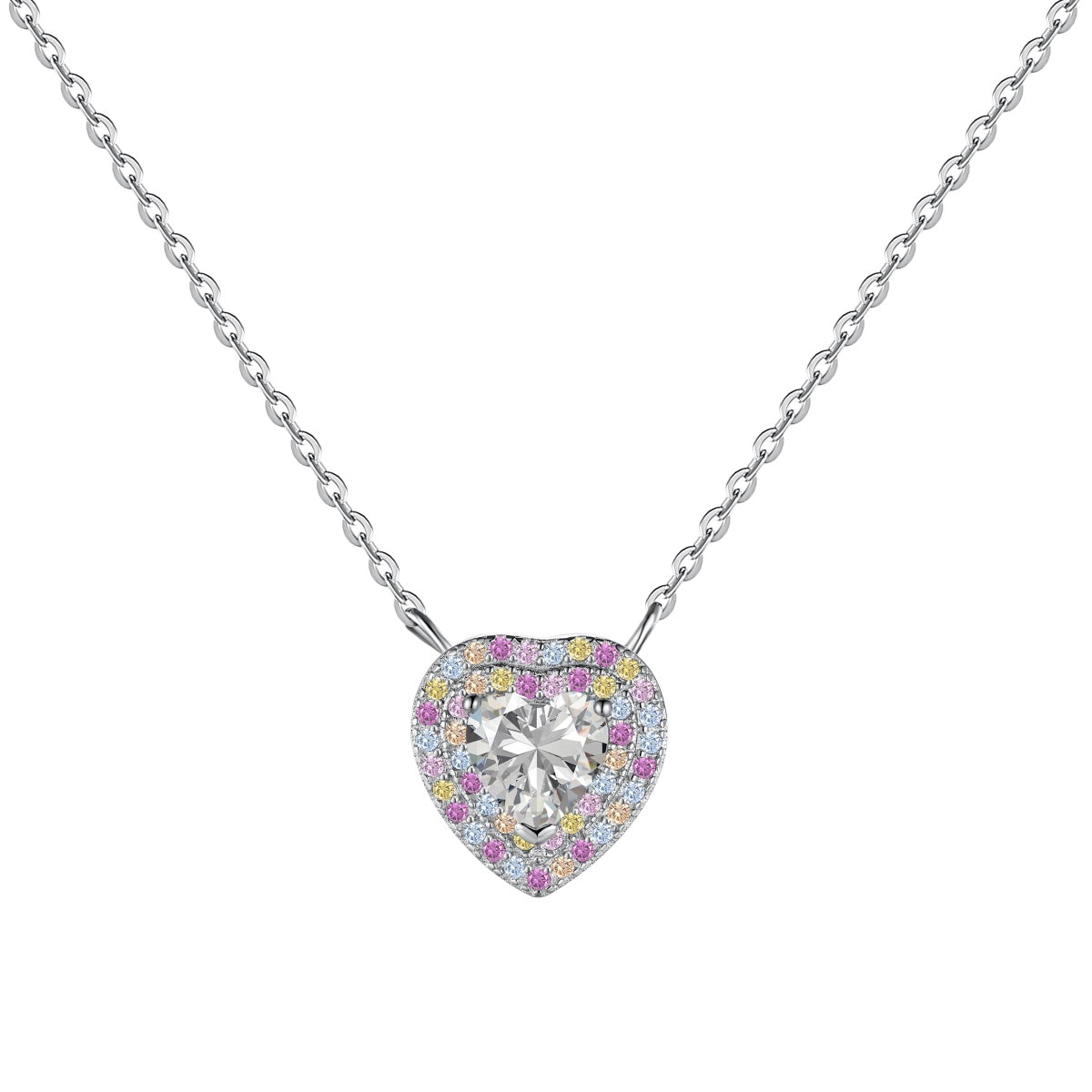 [Jesse jewelry]Exquisite Heart Shape Necklace