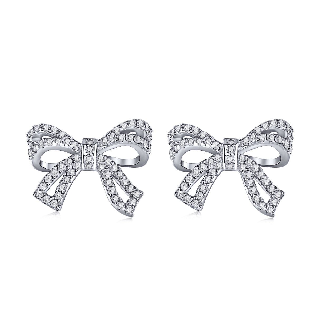 [Jesse jewelry]Dainty Bow Shape Earrings