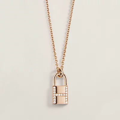 [Jesse jewelry]HM ADVANCED NICHE LOCK HEAD NECKLACE DIAMONDS