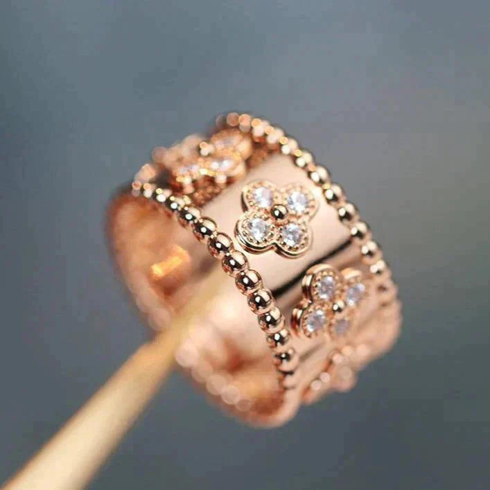 [Jesse jewelry]CLOVER KALEIDOSCOPE RING 10MM