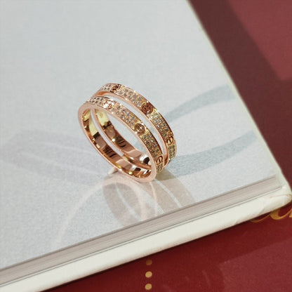 [Jesse jewelry]LOVE RING 2.65MM DIAMOND