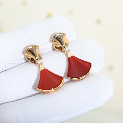 [Jesse jewelry]DREAM Carnelian PINK GOLD EARRINGS