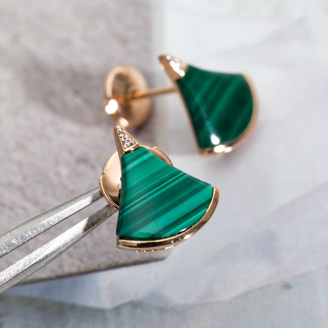 [Jesse jewelry]DIVAS DREAM EARRINGS PINK GOLD