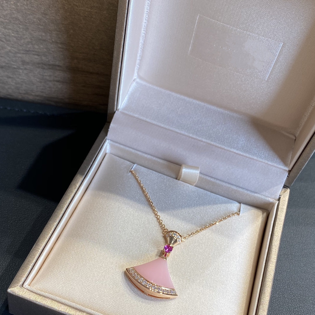 [Jesse jewelry]DREAM NECKLACE PINK OPAL